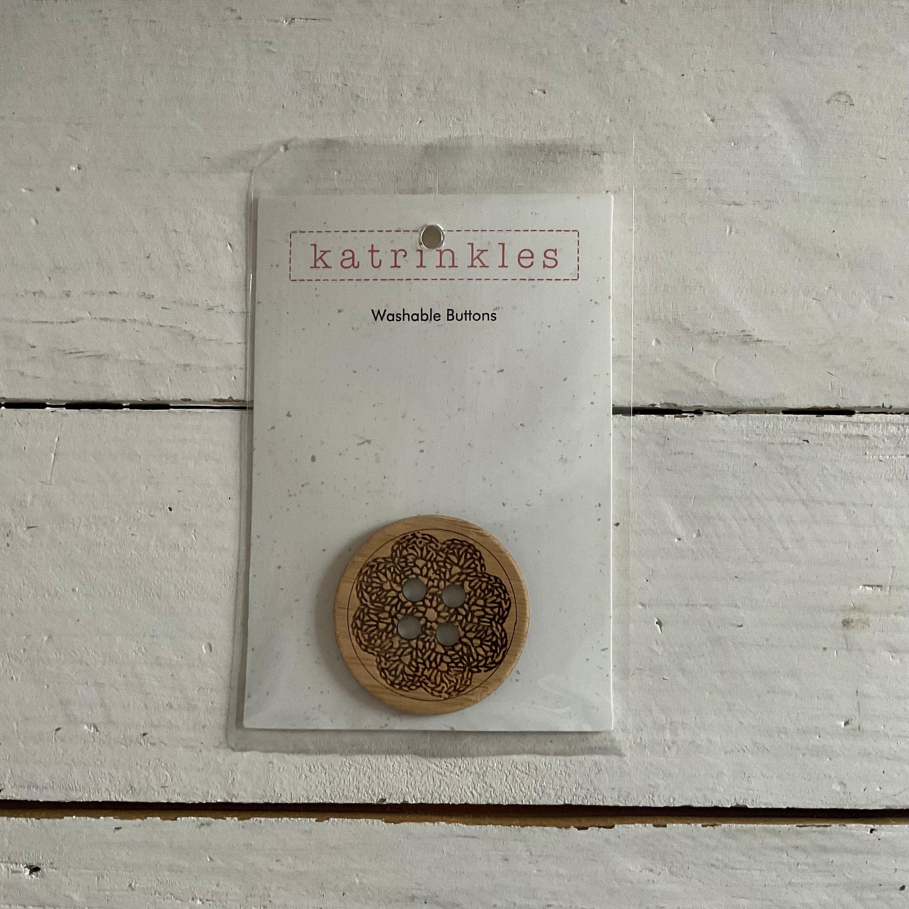 Katrinkles Wooden Buttons