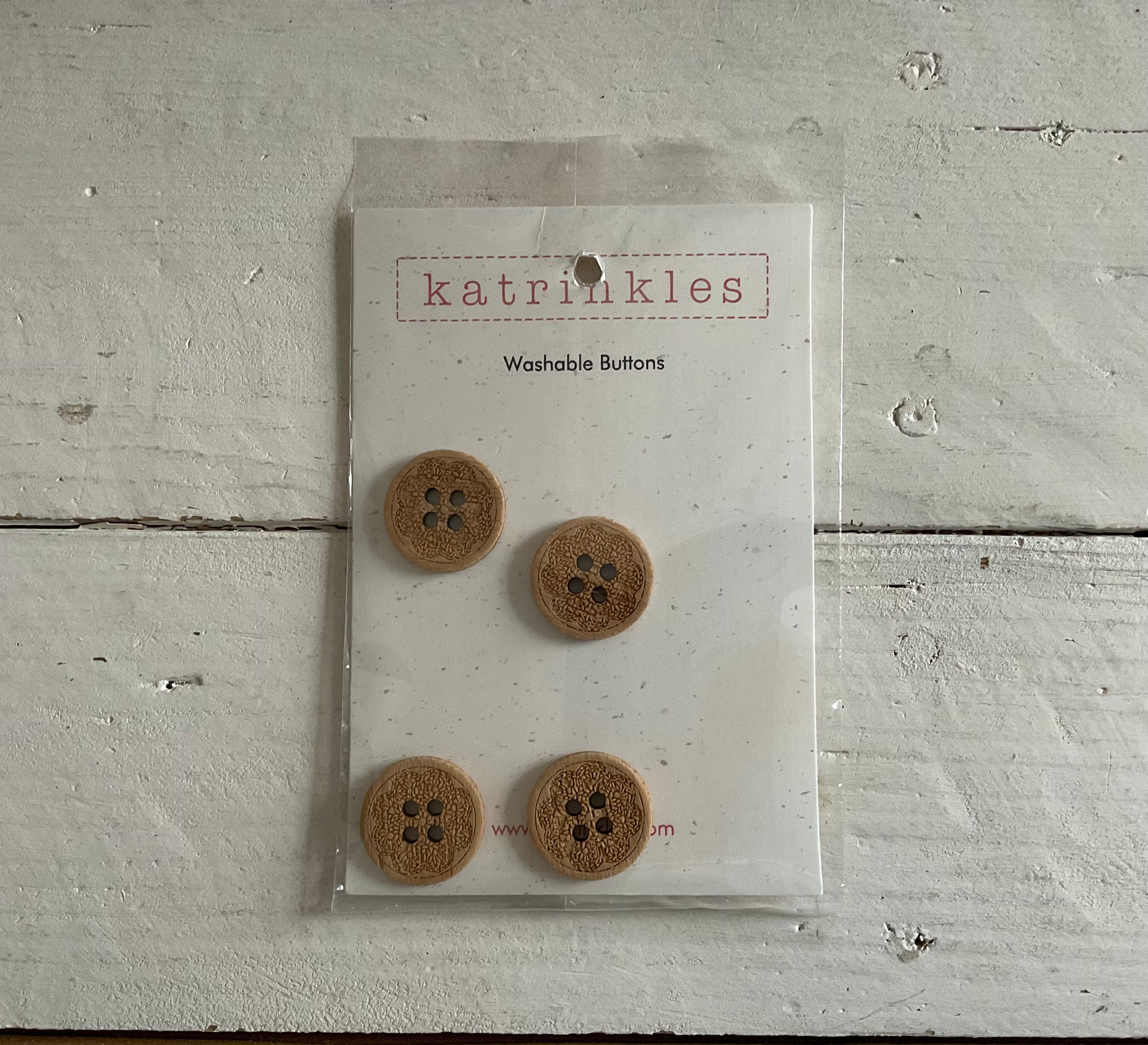 Katrinkles Wooden Buttons