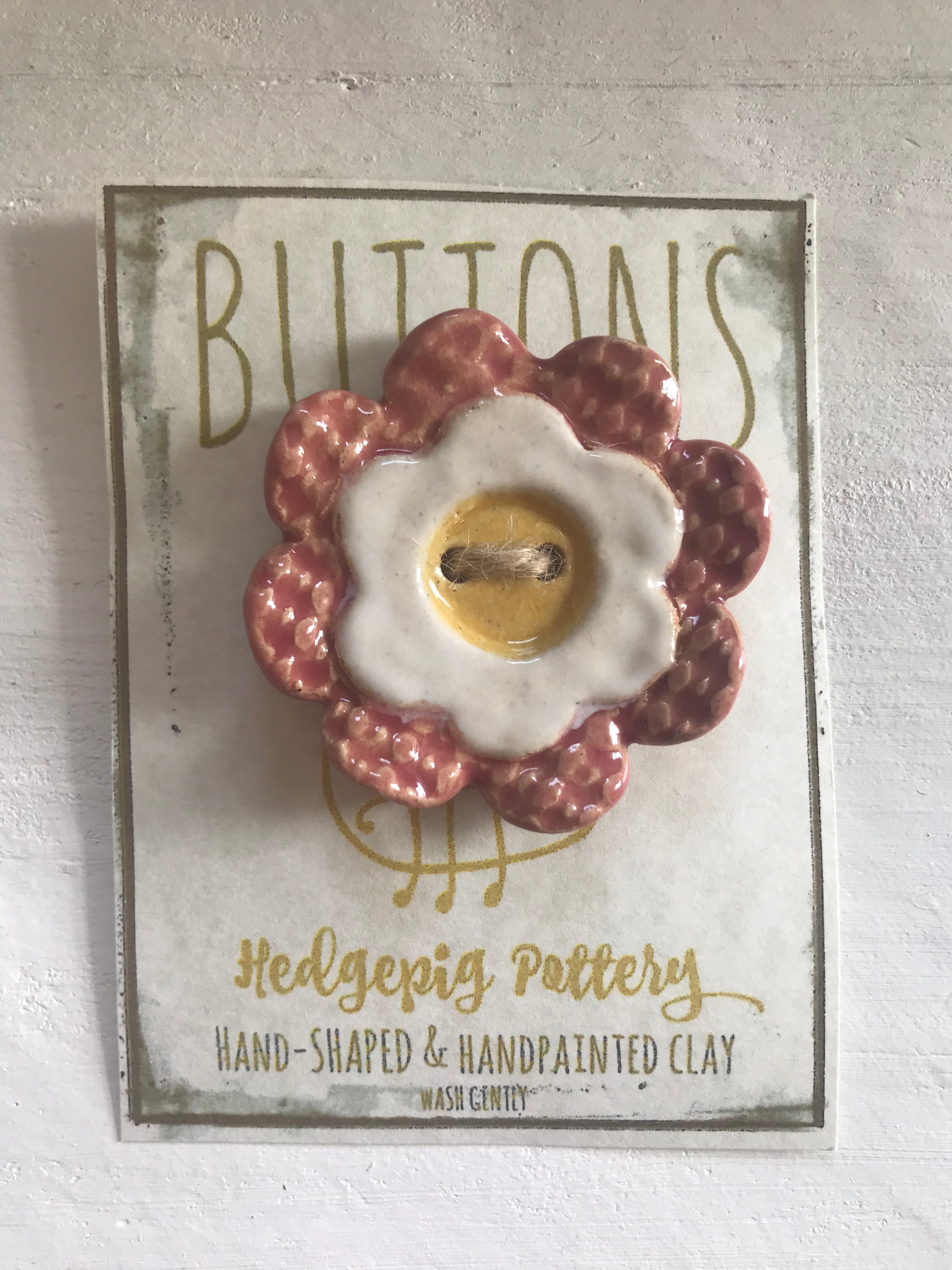Hedgepig Pottery Buttons
