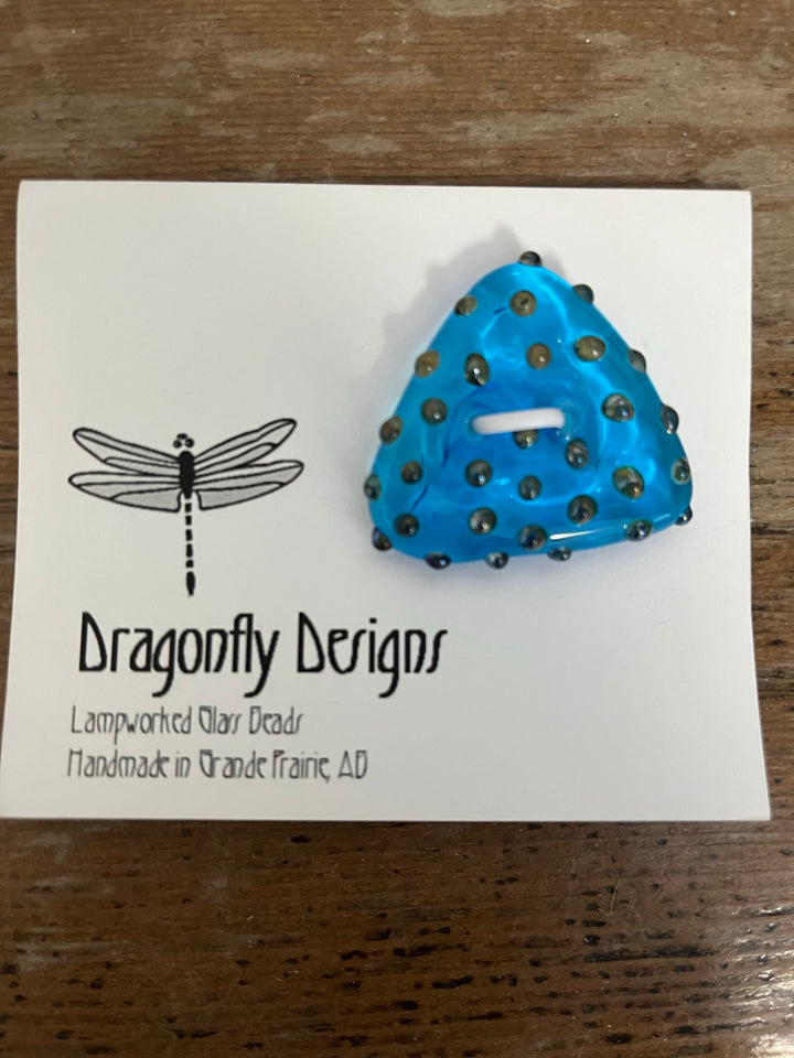 Dragonfly Designs Glass Buttons