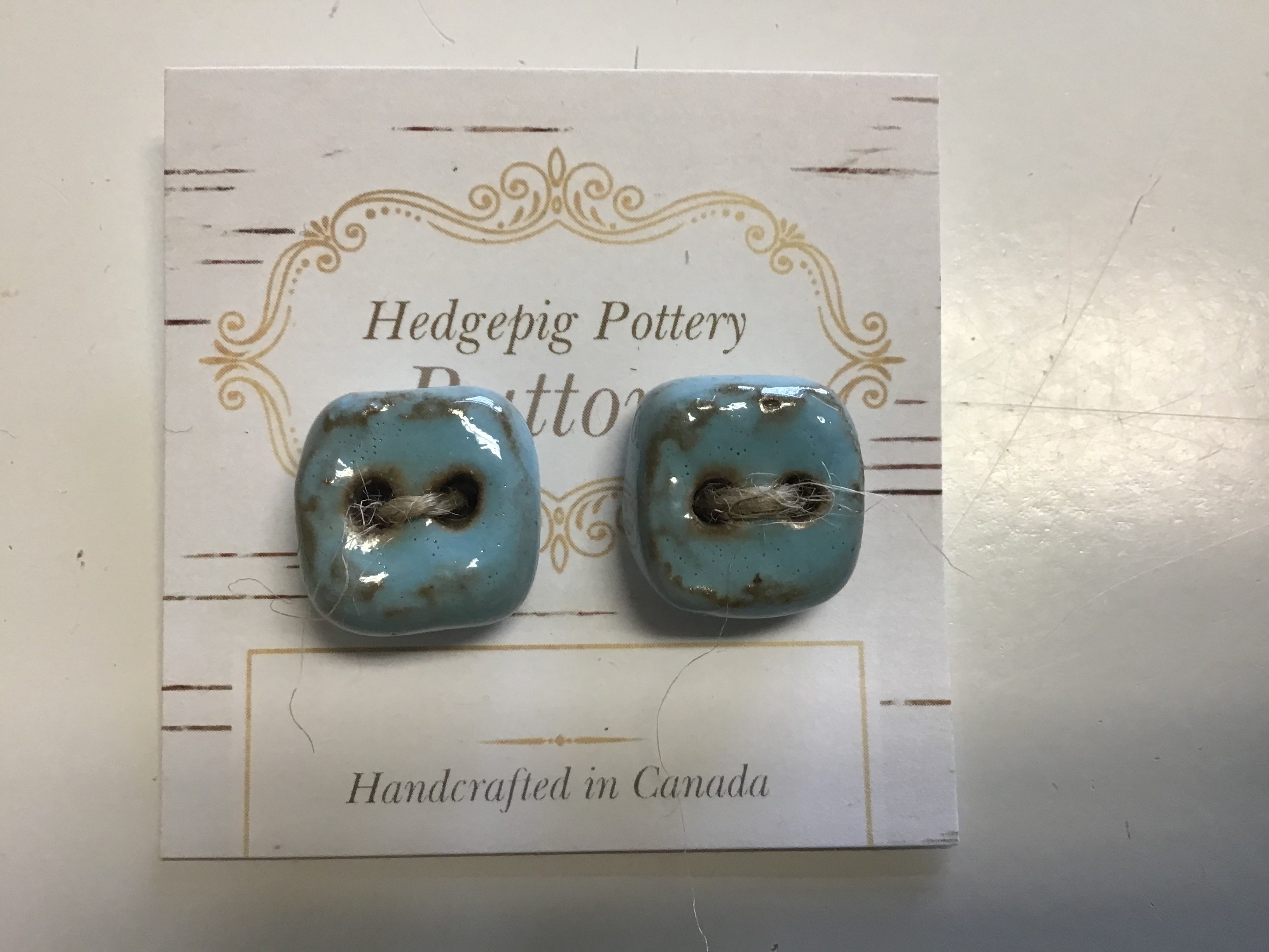 Hedgepig Pottery Buttons