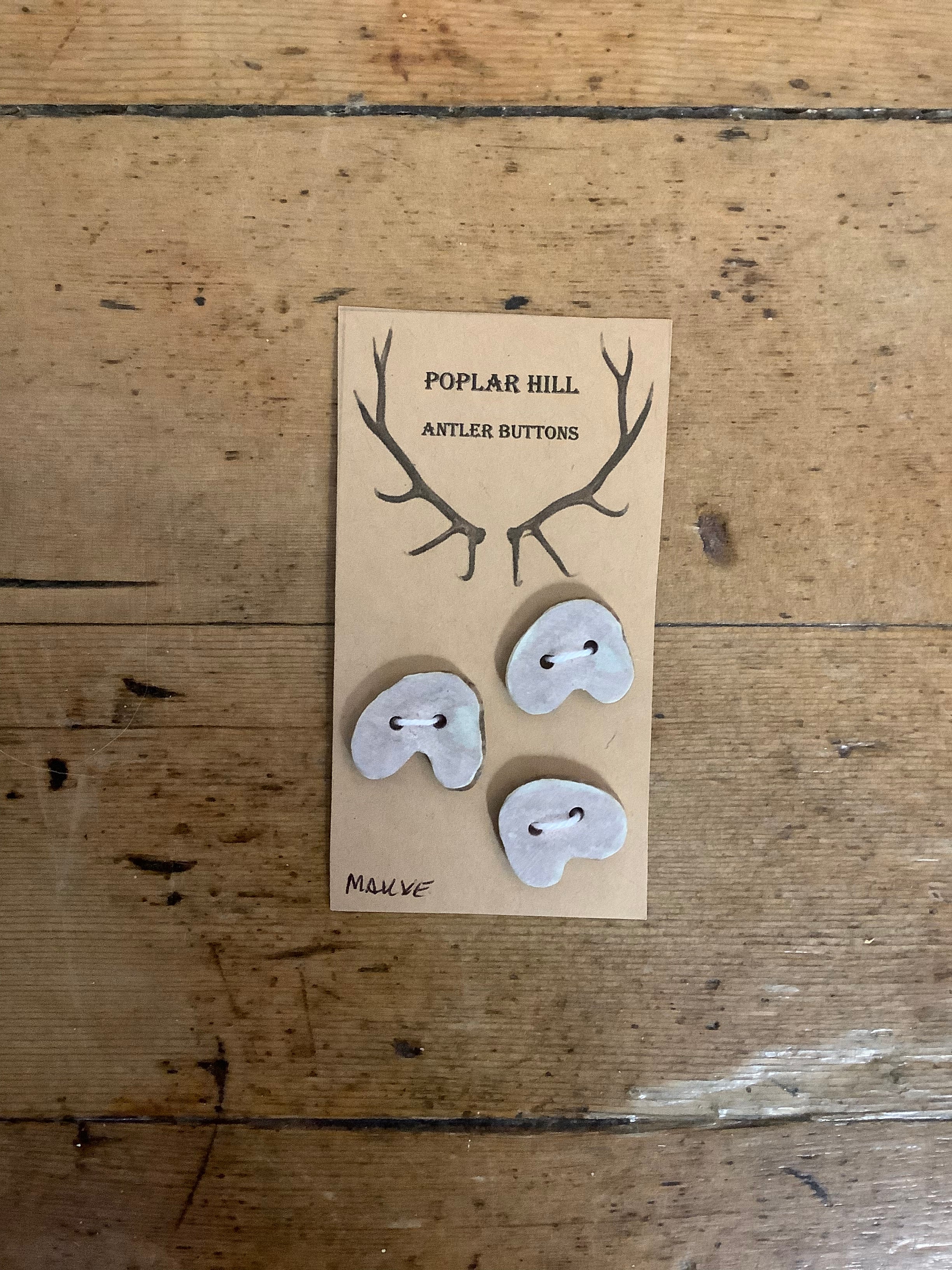 Poplar Hill Antler Buttons