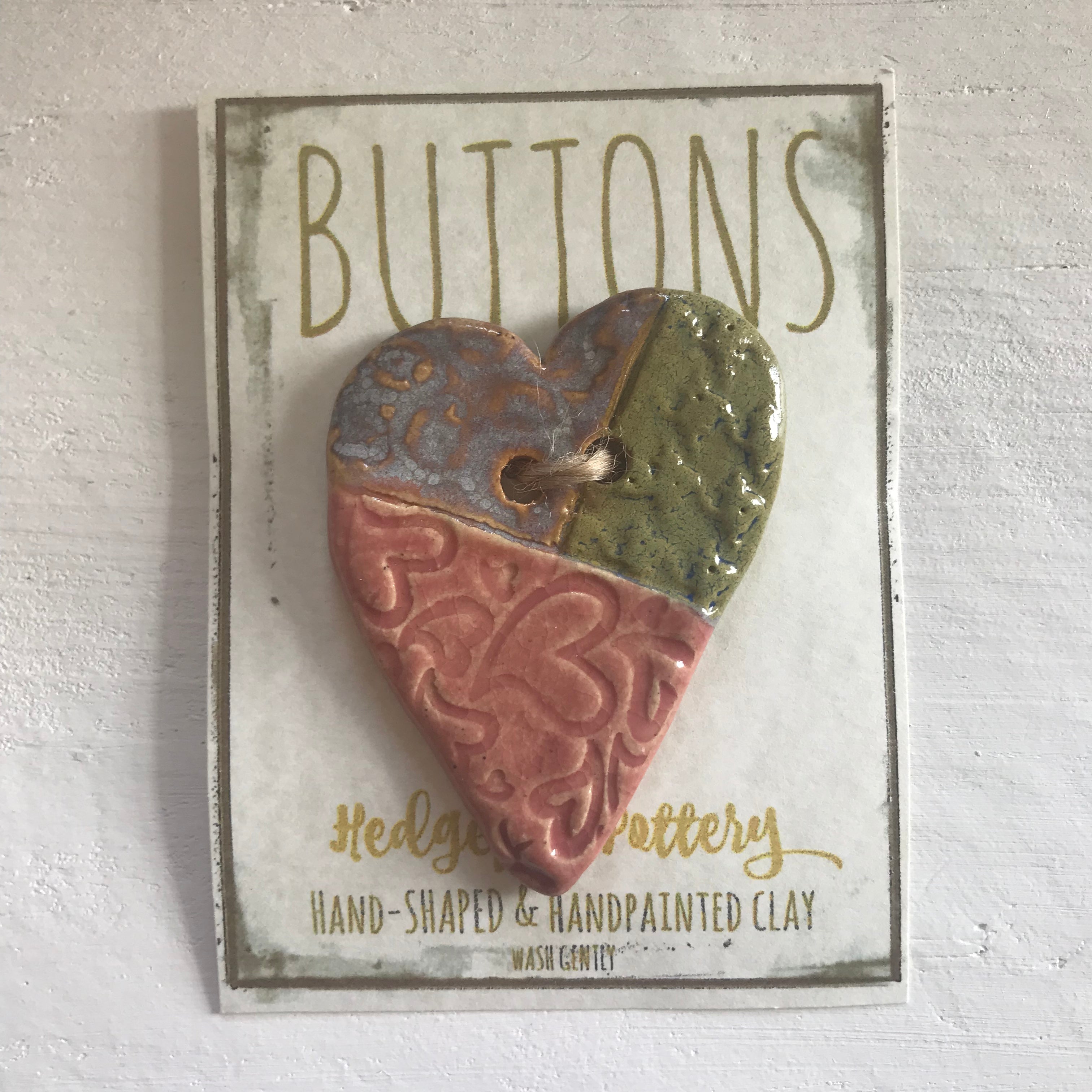 Hedgepig Pottery Buttons