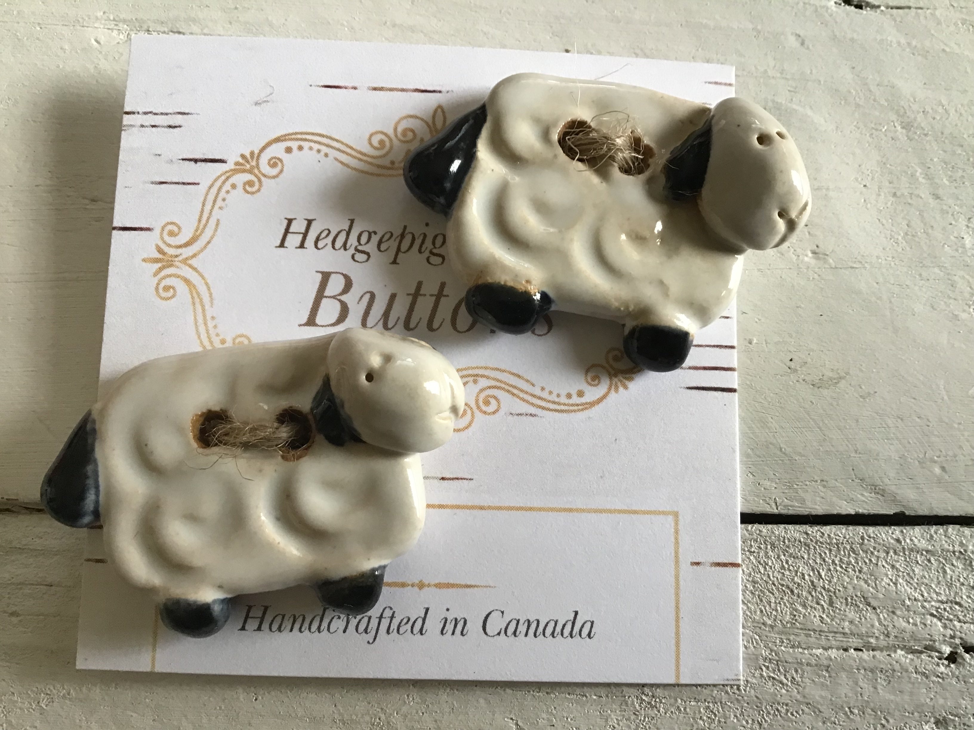 Hedgepig Pottery Buttons