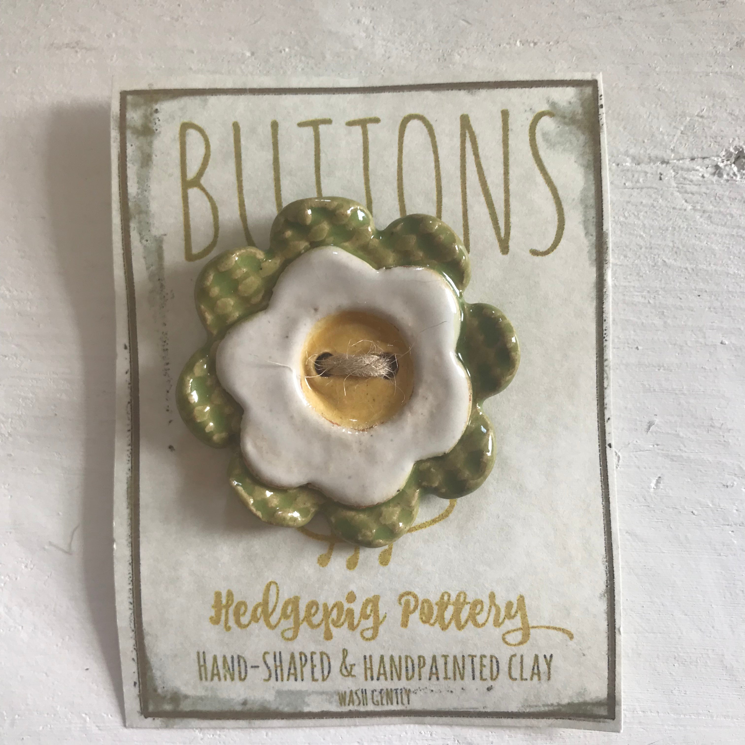 Hedgepig Pottery Buttons