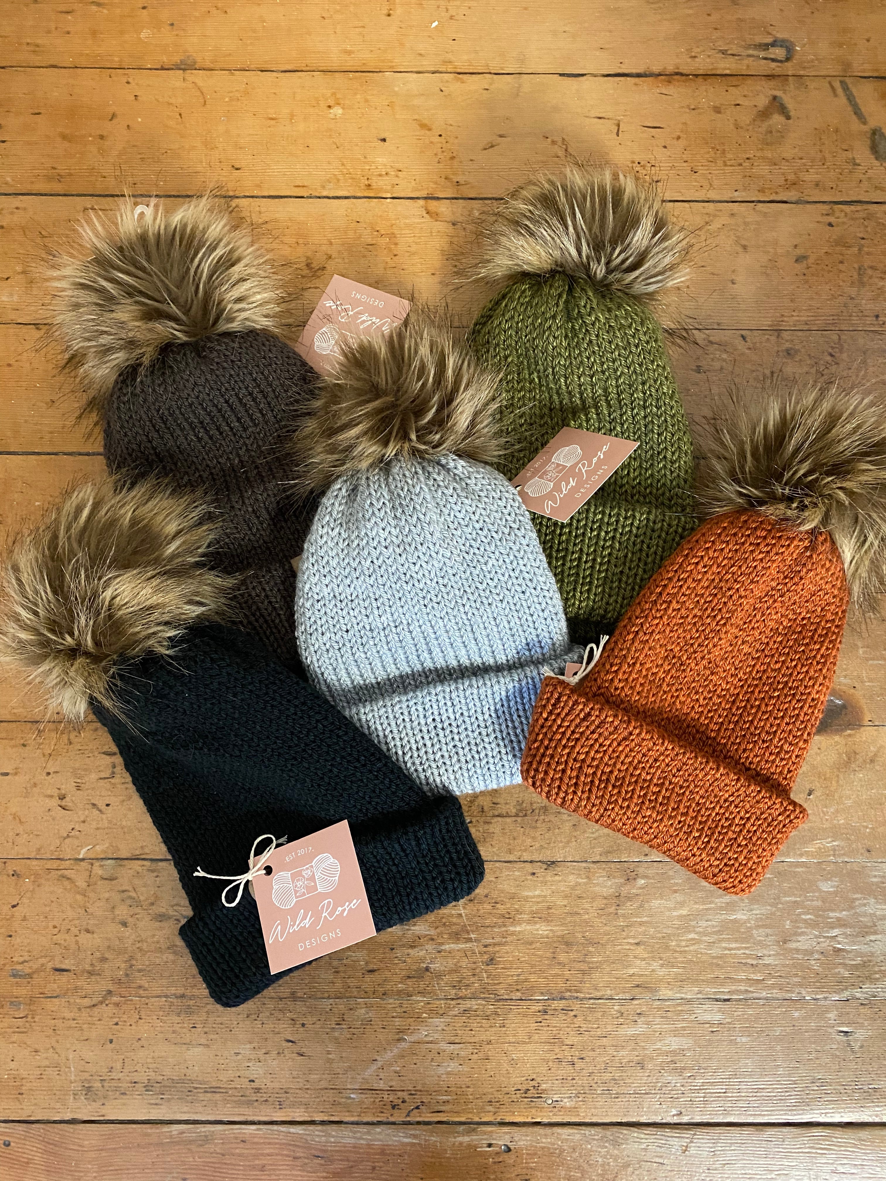 Wild Rose Designs Adult Beanies