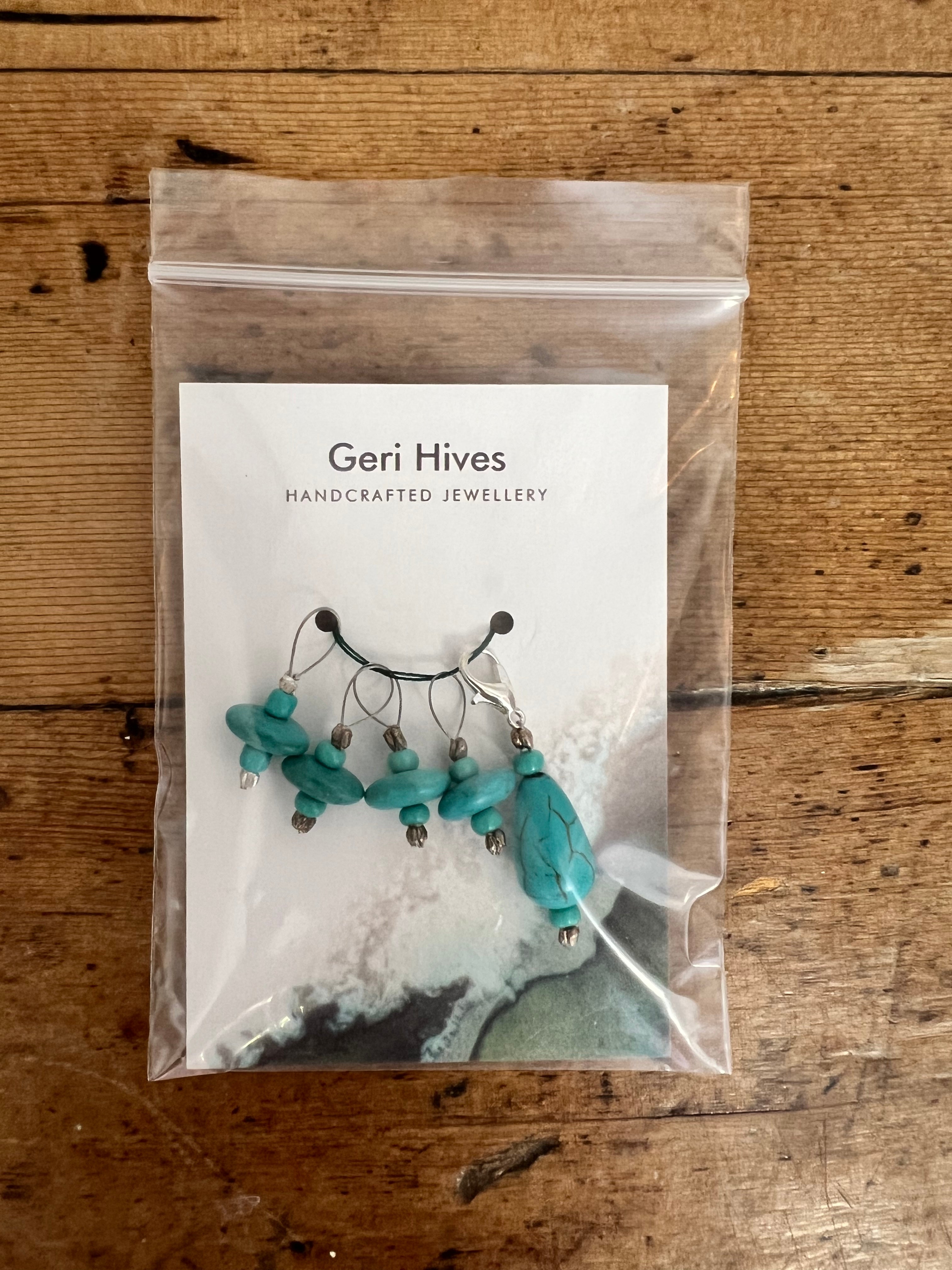 Geri Hives Gem Stitchmarkers