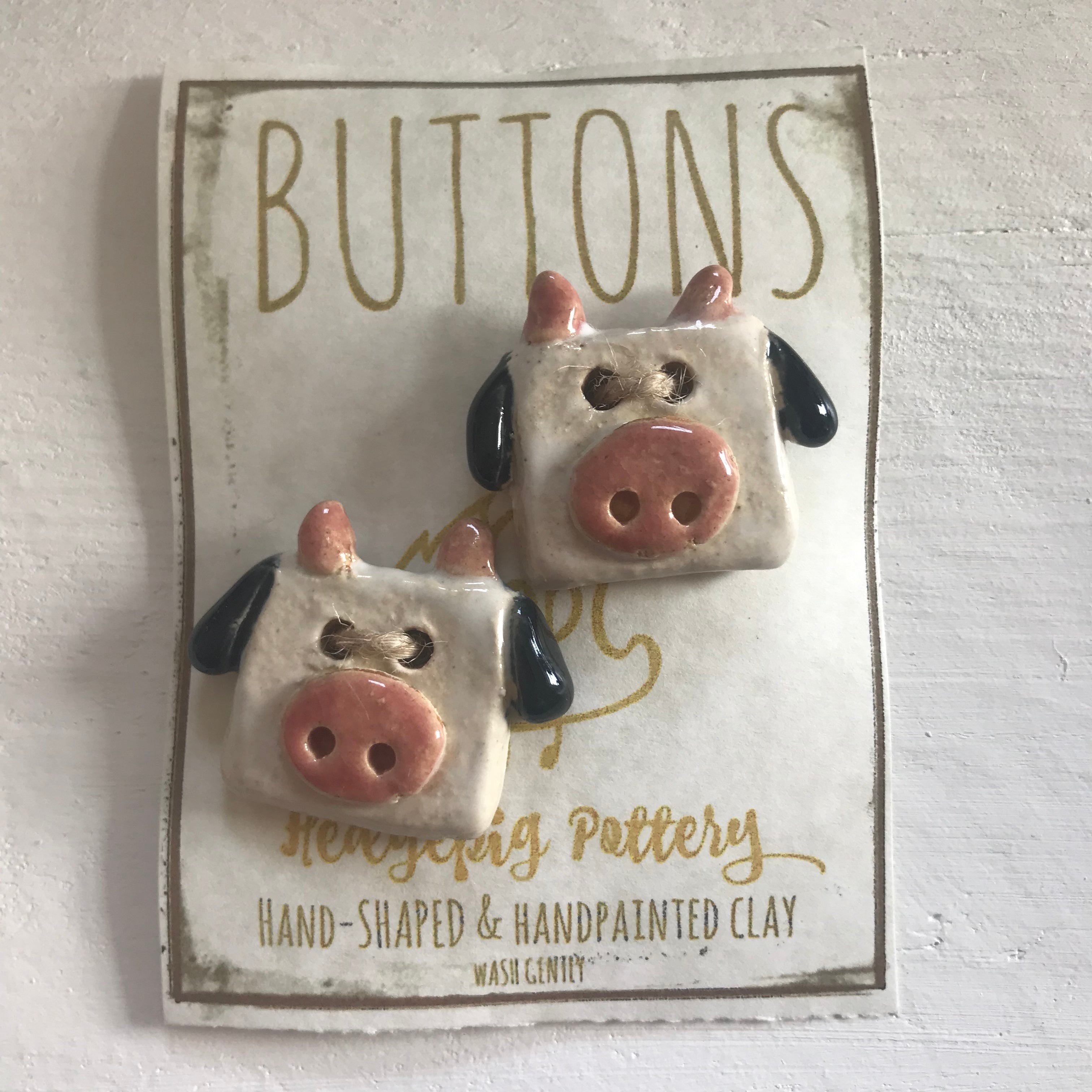 Hedgepig Pottery Buttons