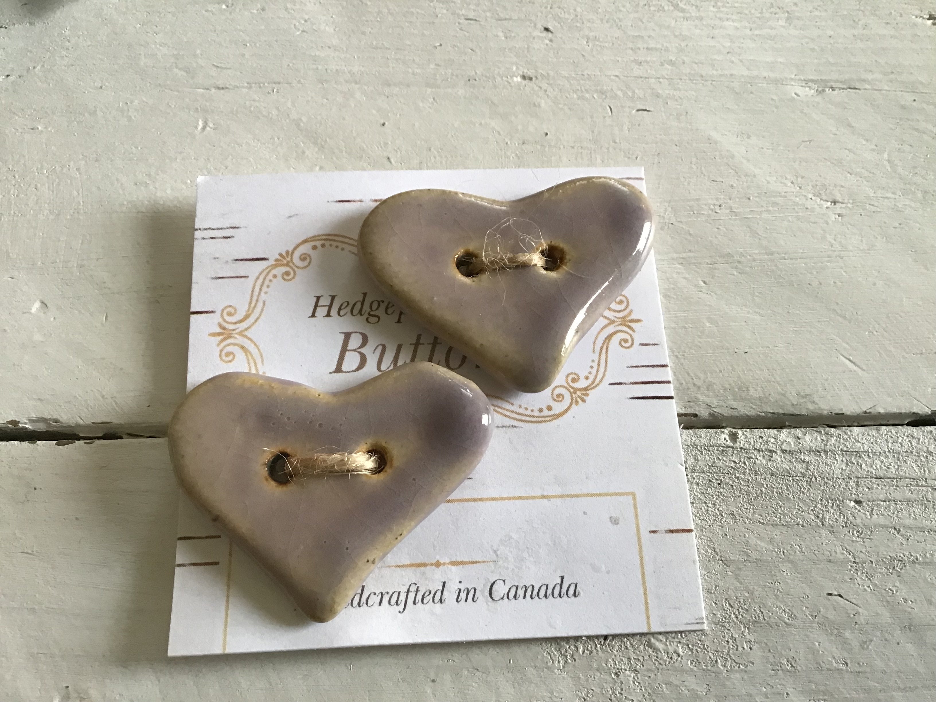 Hedgepig Pottery Buttons