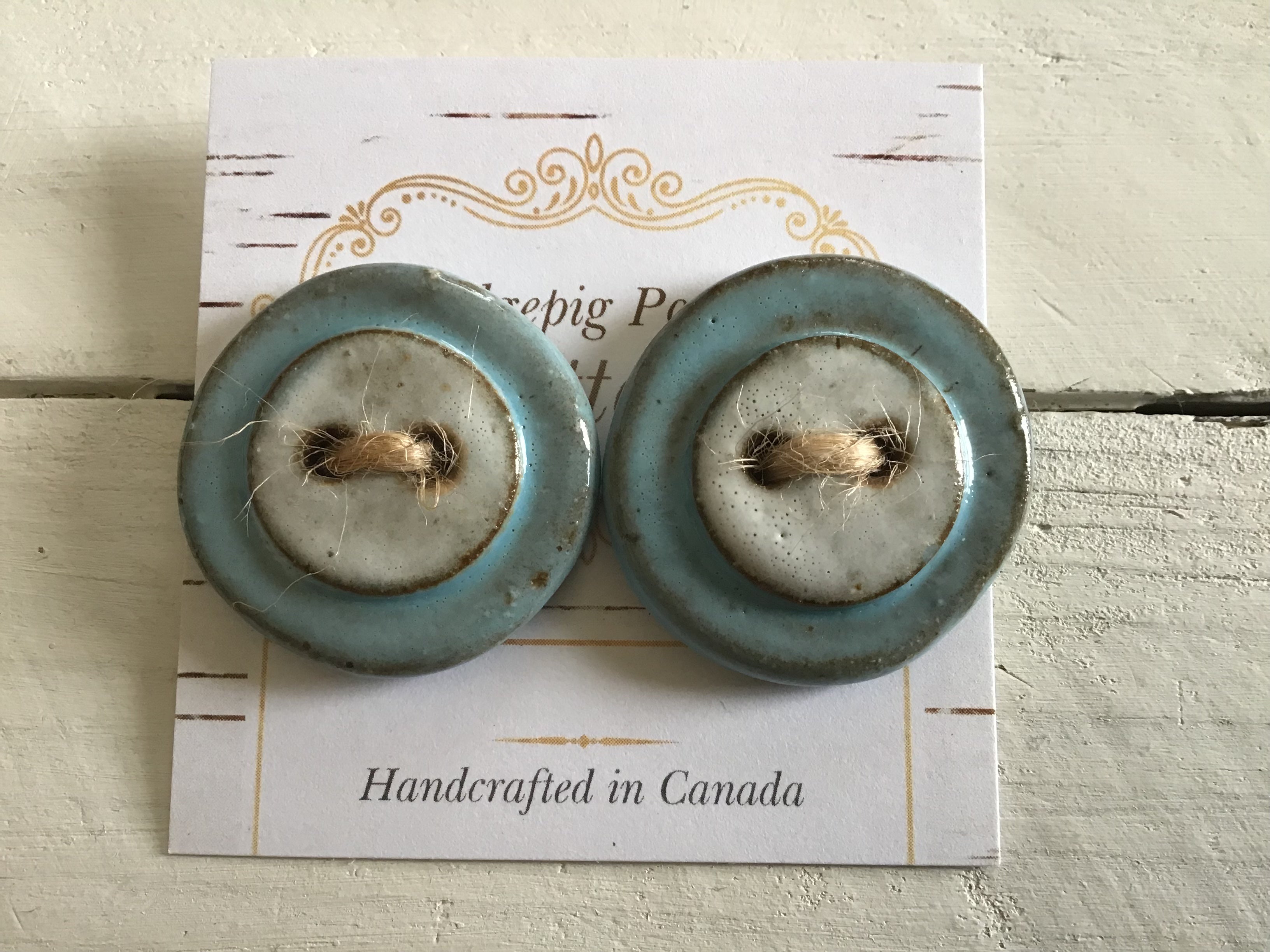 Hedgepig Pottery Buttons