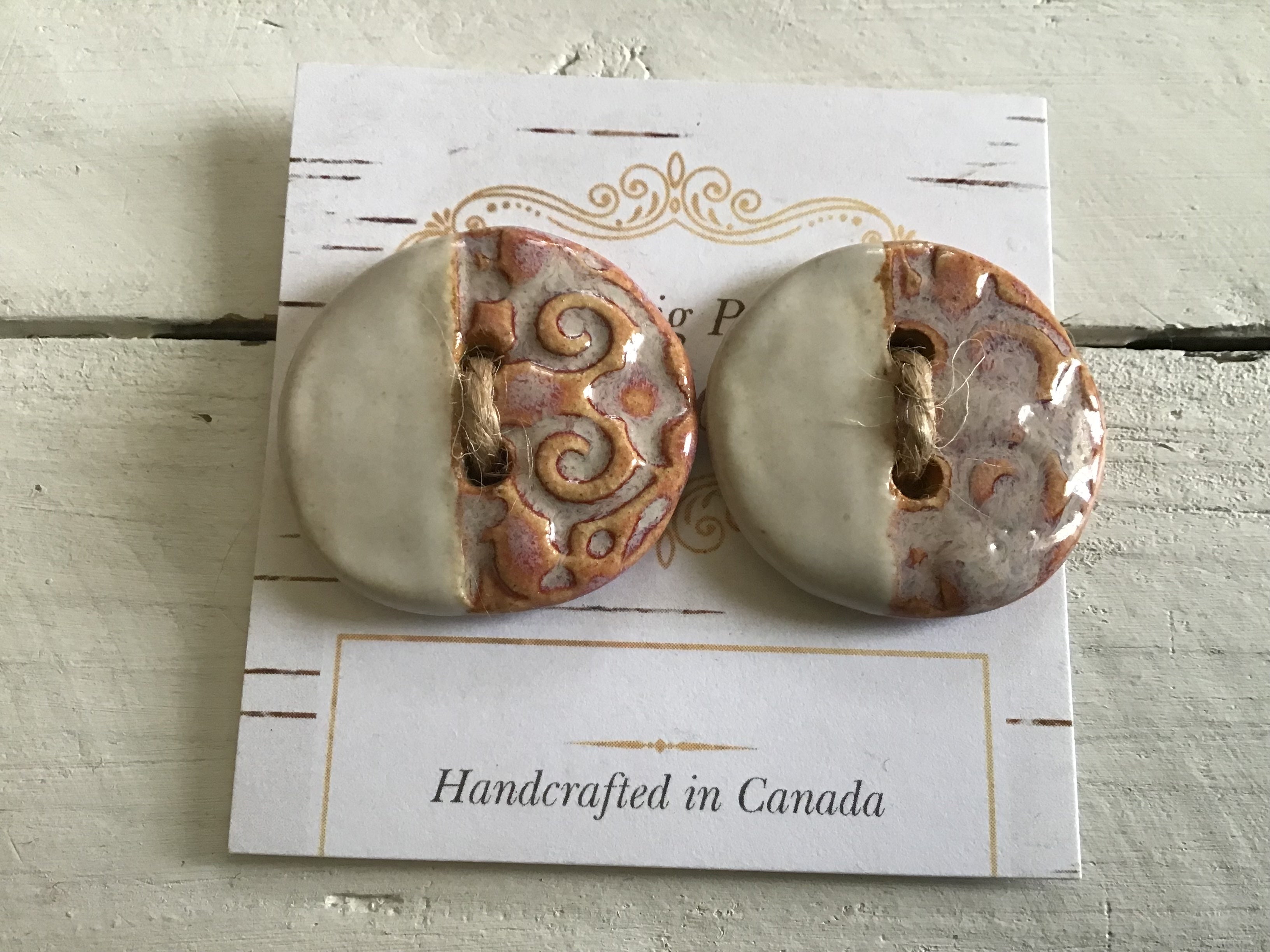 Hedgepig Pottery Buttons