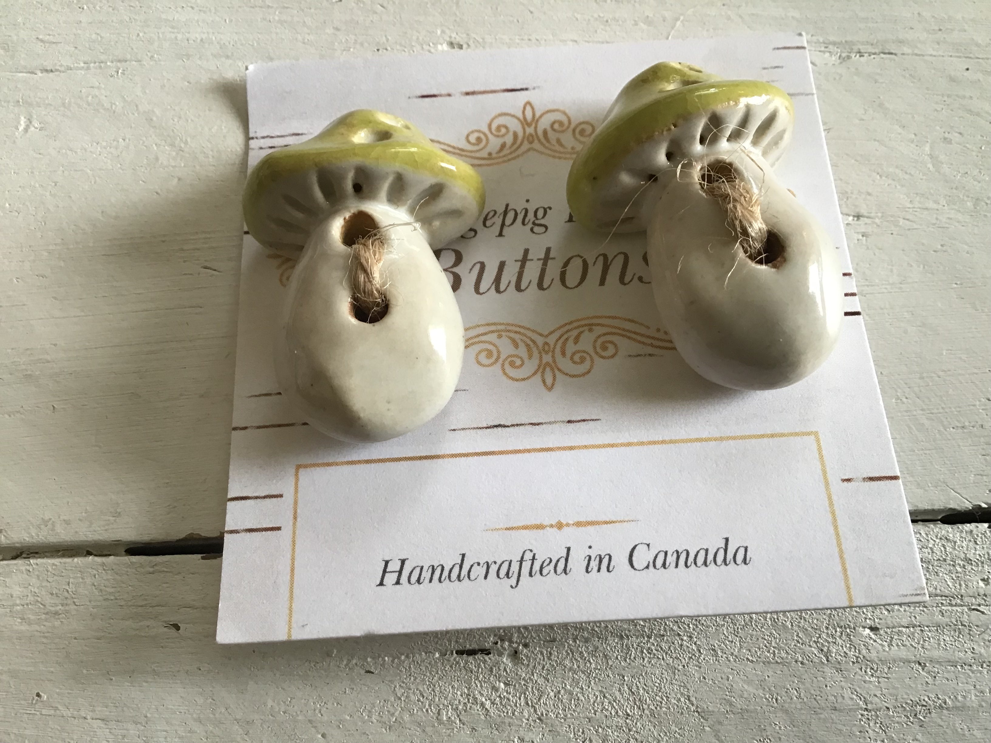 Hedgepig Pottery Buttons