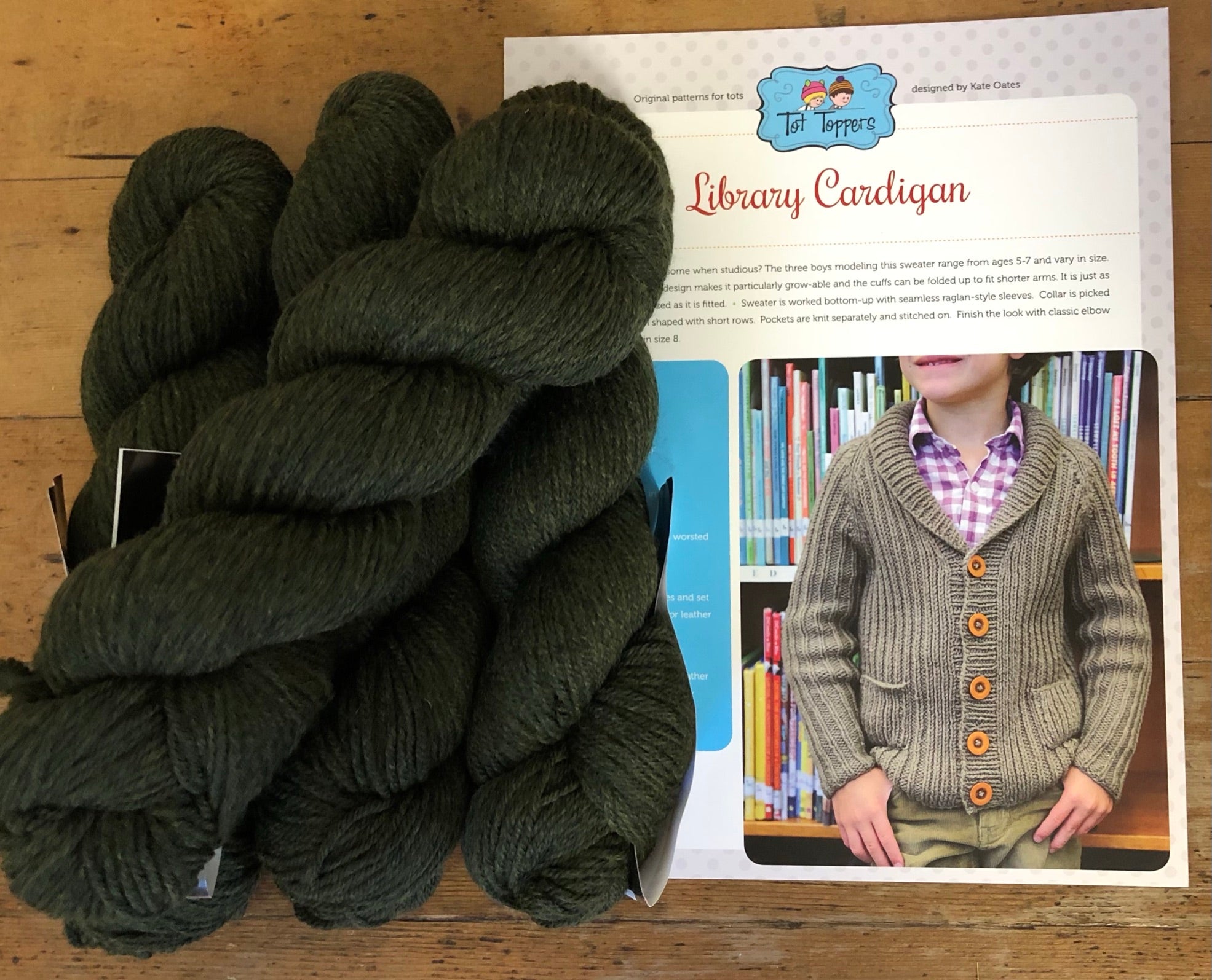 Library Cardigan Kit