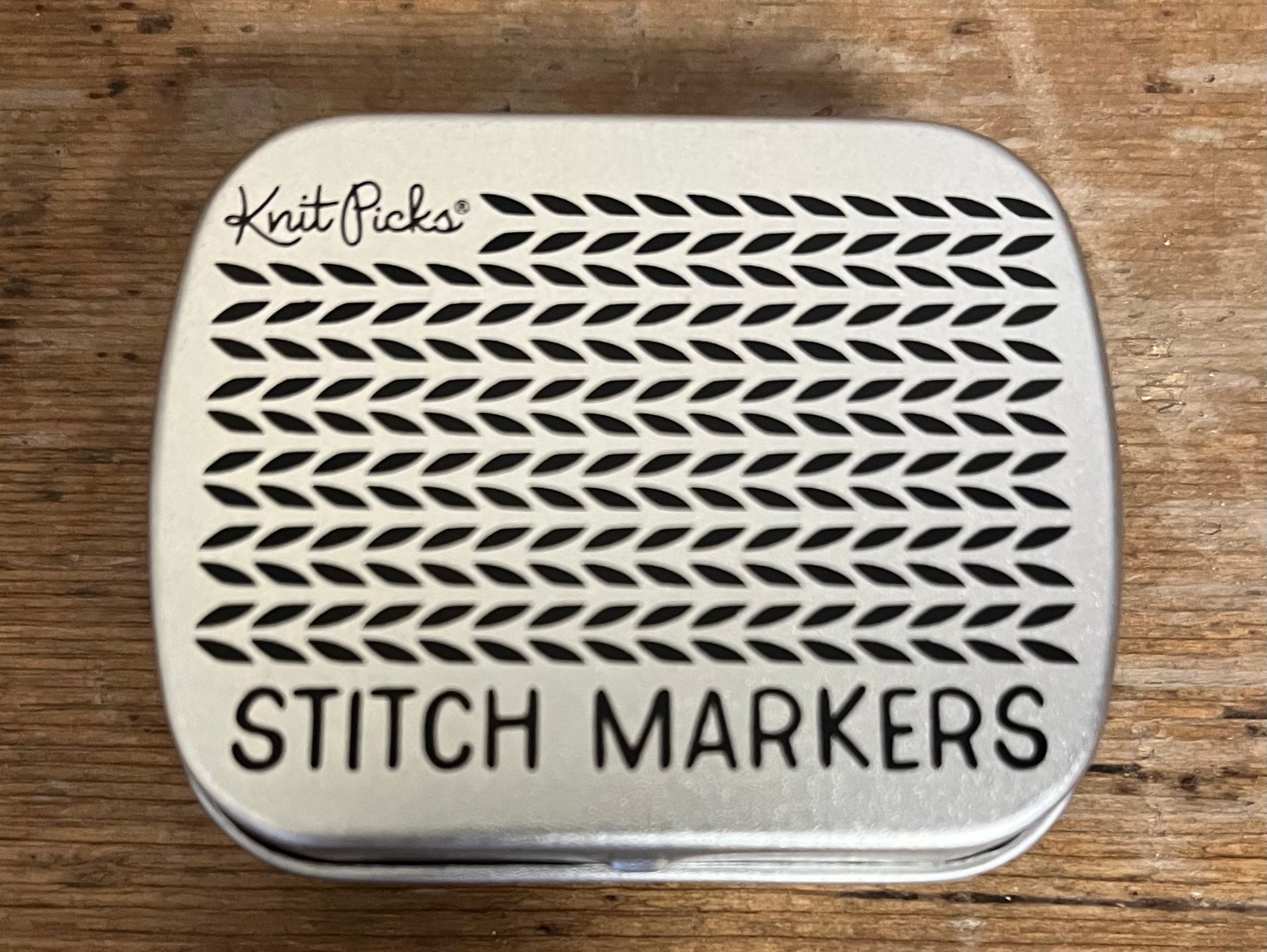 Knit Picks Stitch Markers Tin