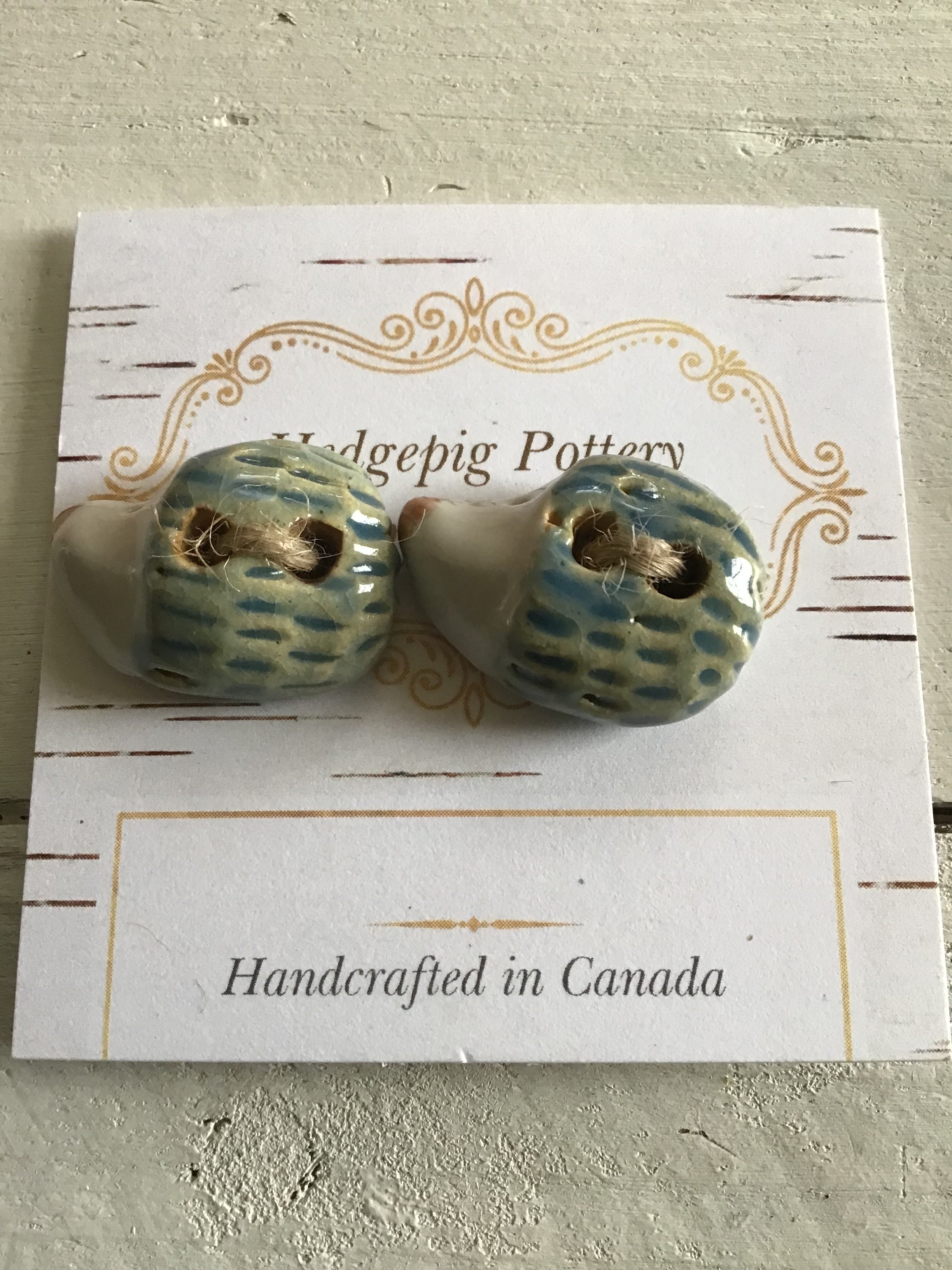 Hedgepig Pottery Buttons