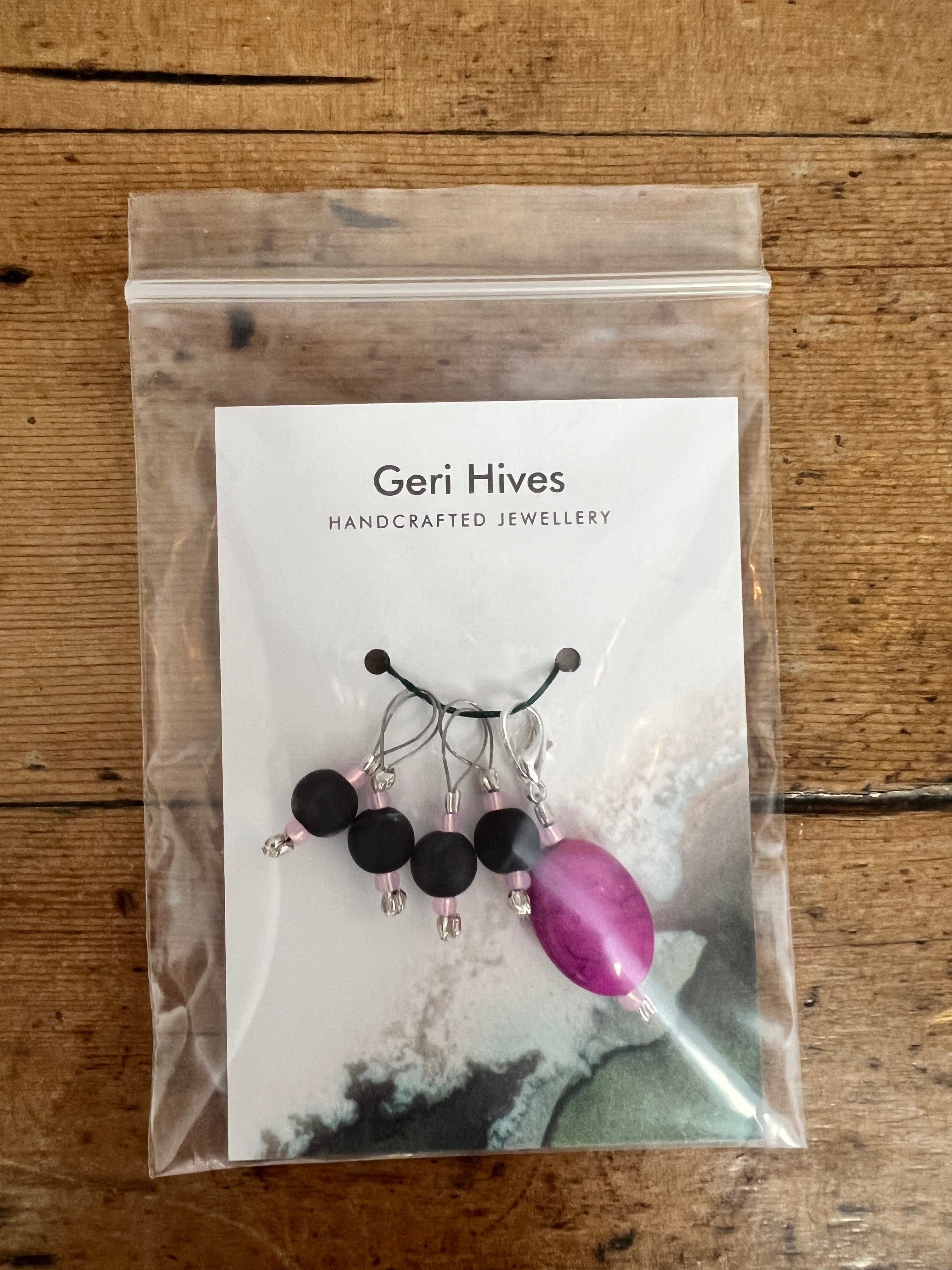 Geri Hives Gem Stitchmarkers