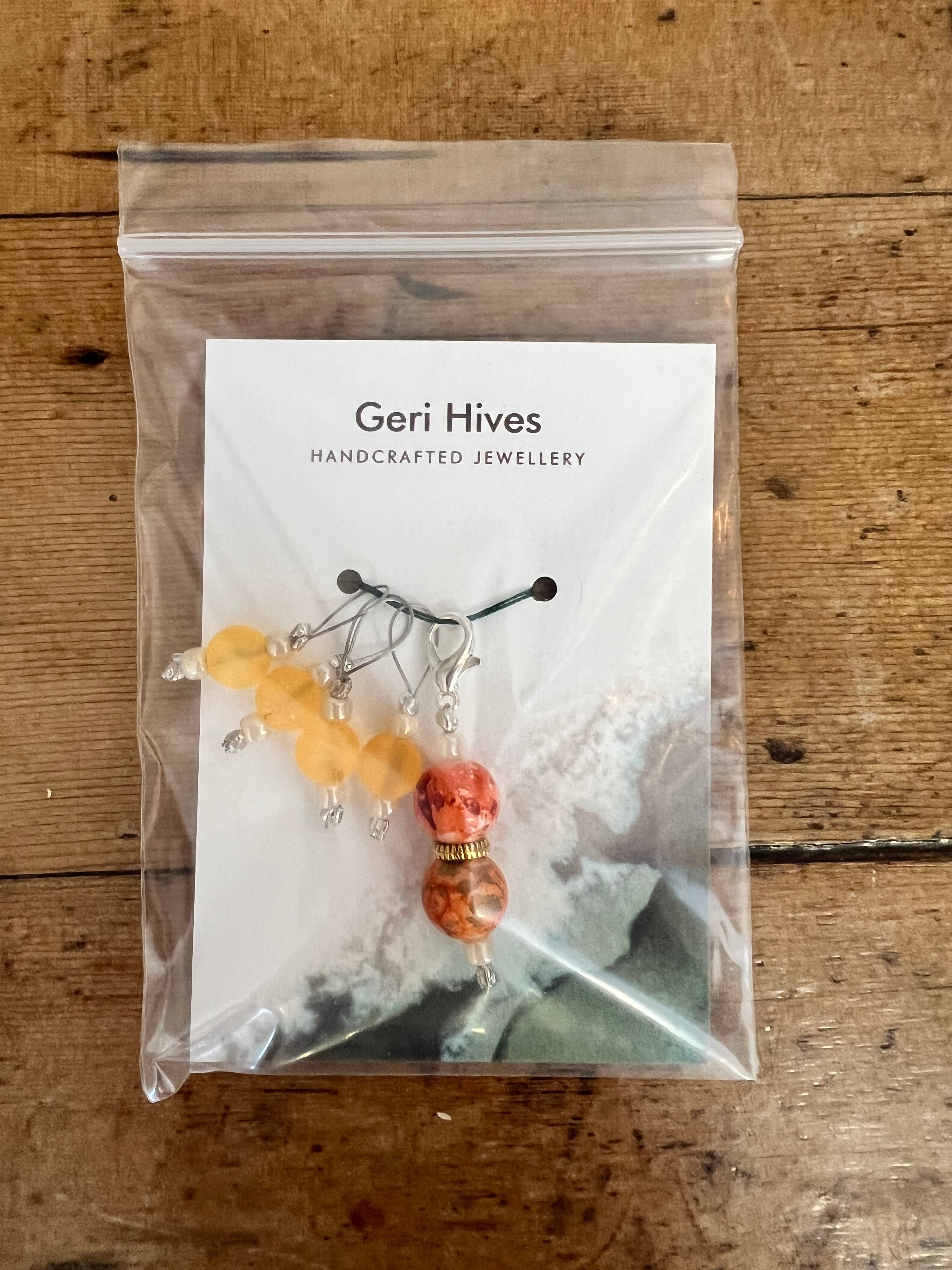 Geri Hives Gem Stitchmarkers