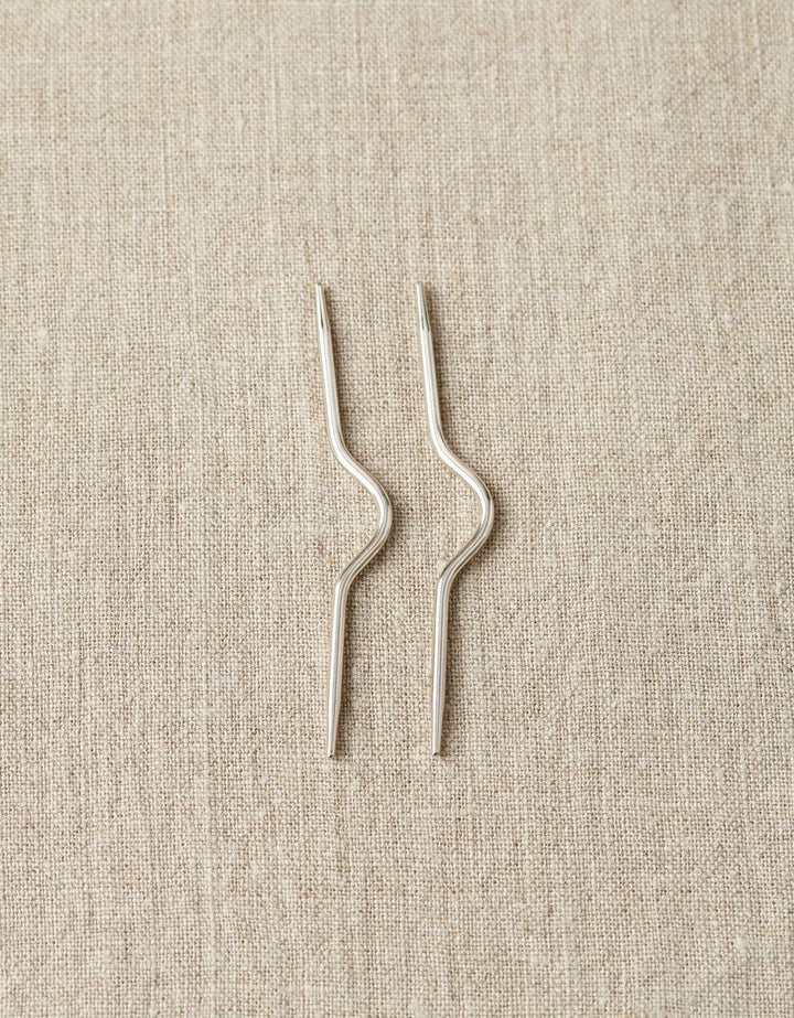CocoKnits Curved Cable Needles, FREE SHIPPING on orders @$150. Check out other Accessories- They are THE BEST!!