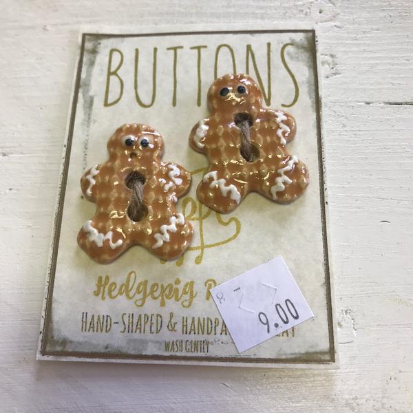 Hedgepig Pottery Buttons