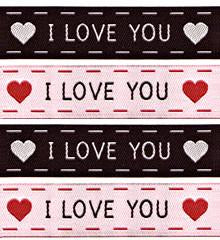 I Love you, woven label, sublime stitching