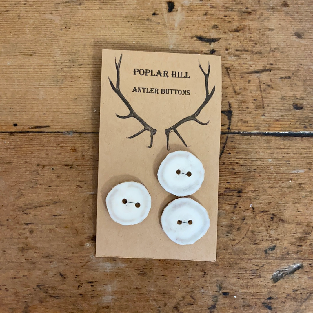 Poplar Hill Antler Buttons