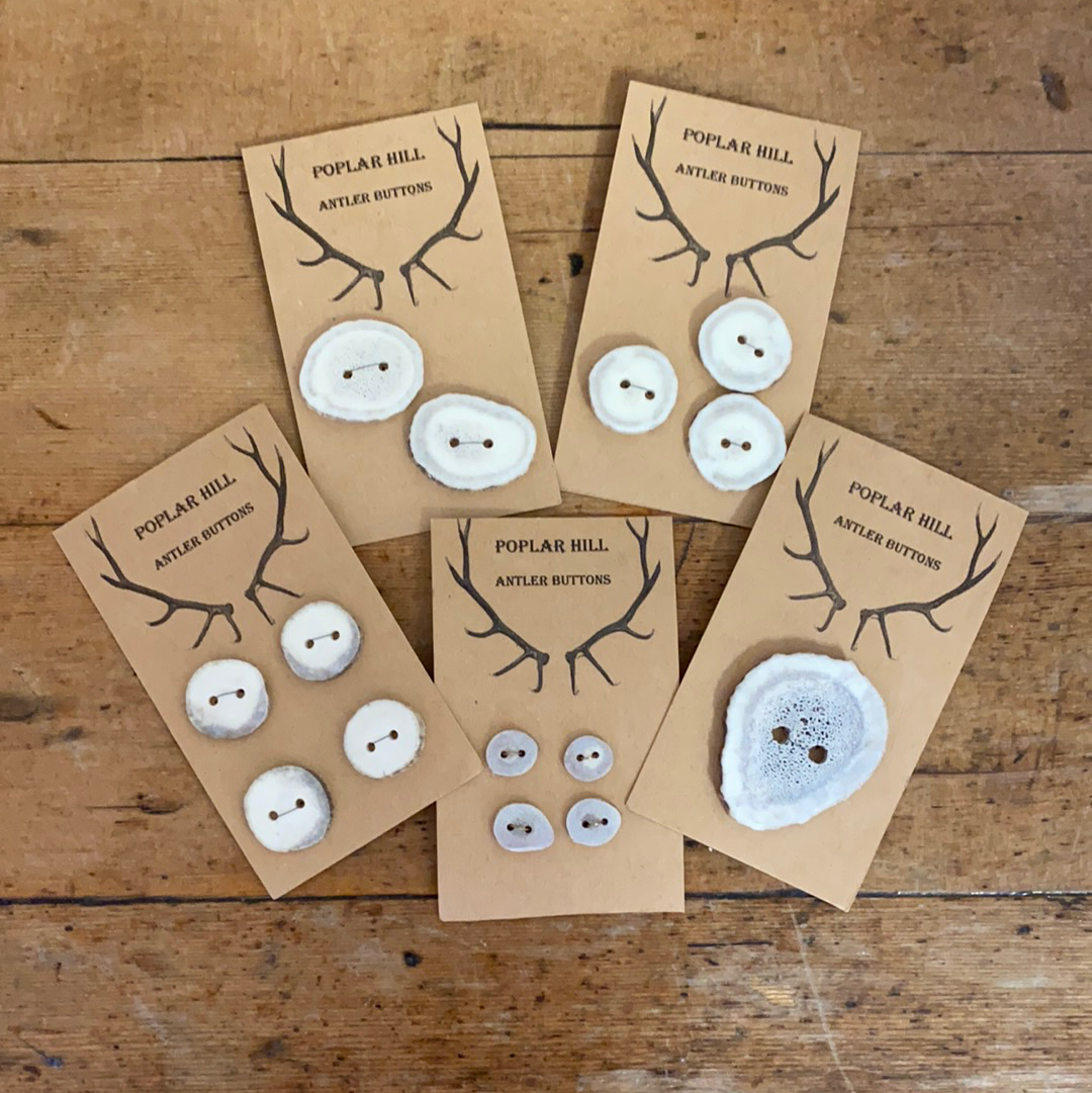 Poplar Hill Antler Buttons