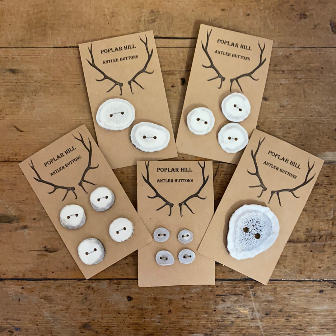 Poplar Hill Antler Buttons