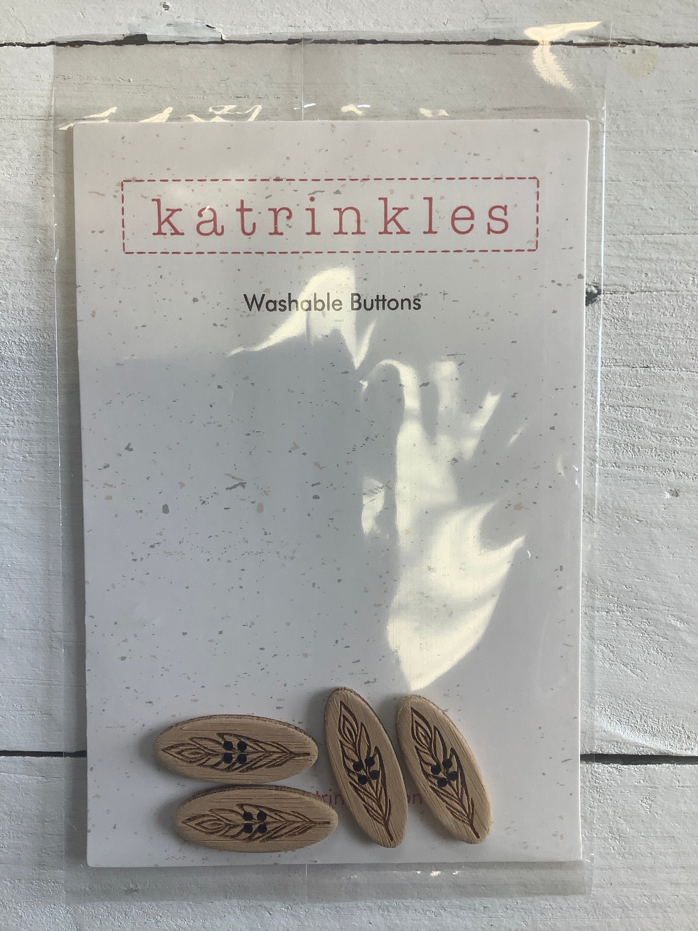 Katrinkles Wooden Buttons