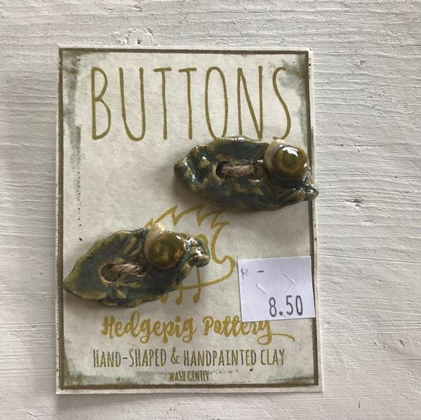 Hedgepig Pottery Buttons