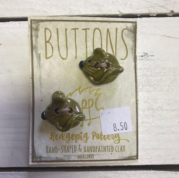 Hedgepig Pottery Buttons
