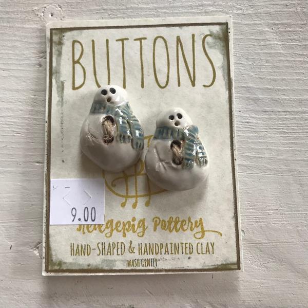 Hedgepig Pottery Buttons