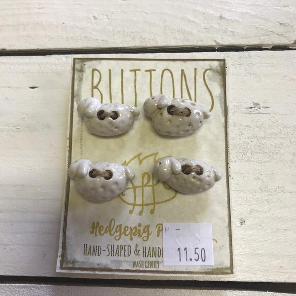 Hedgepig Pottery Buttons