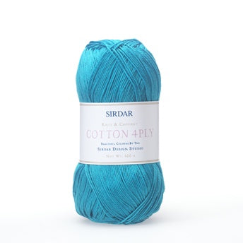 Sirdar Cotton 4 ply Fingering Yarn