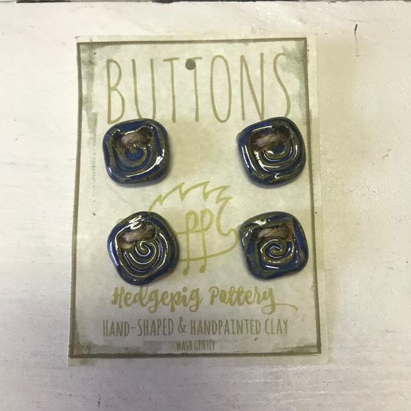 Hedgepig Pottery Buttons